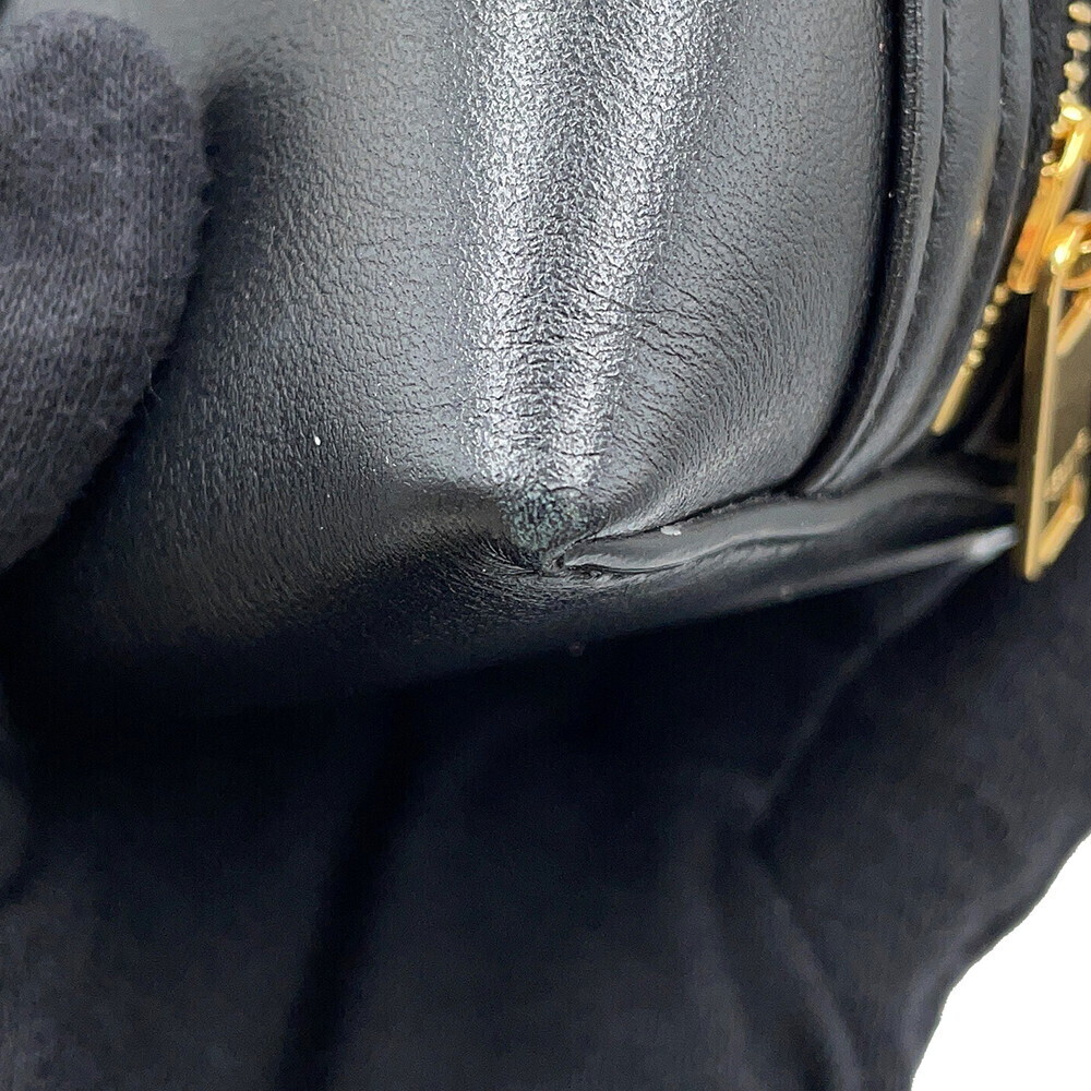 Celine Chain Shoulder Bag Cuile Triomphe Clutch Black - Picture 6 of 12